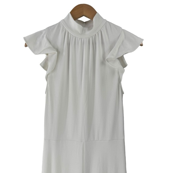 Amanda Uprichard | Davina Jumpsuit in Optic White Size S - Picture 6 of 7